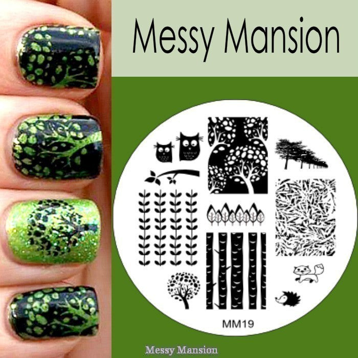 Messy Mansion Stamping Plates