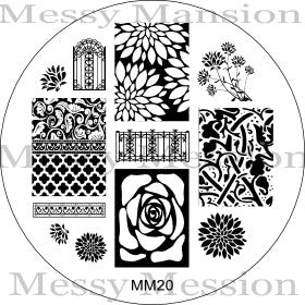 Messy Mansion Stamping Plates