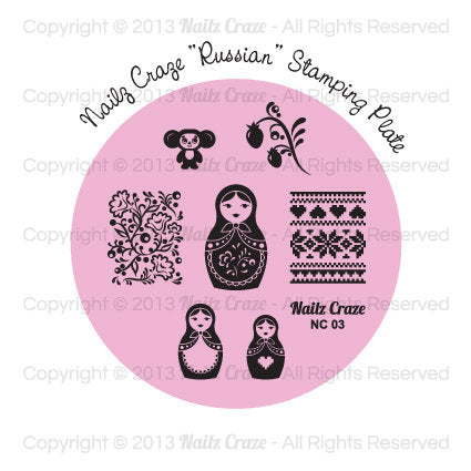 Nailz Craze Stamping Plates